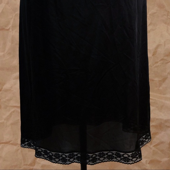Vintage Vanity Fair Black Slip Mini Dress - Picture 12 of 16